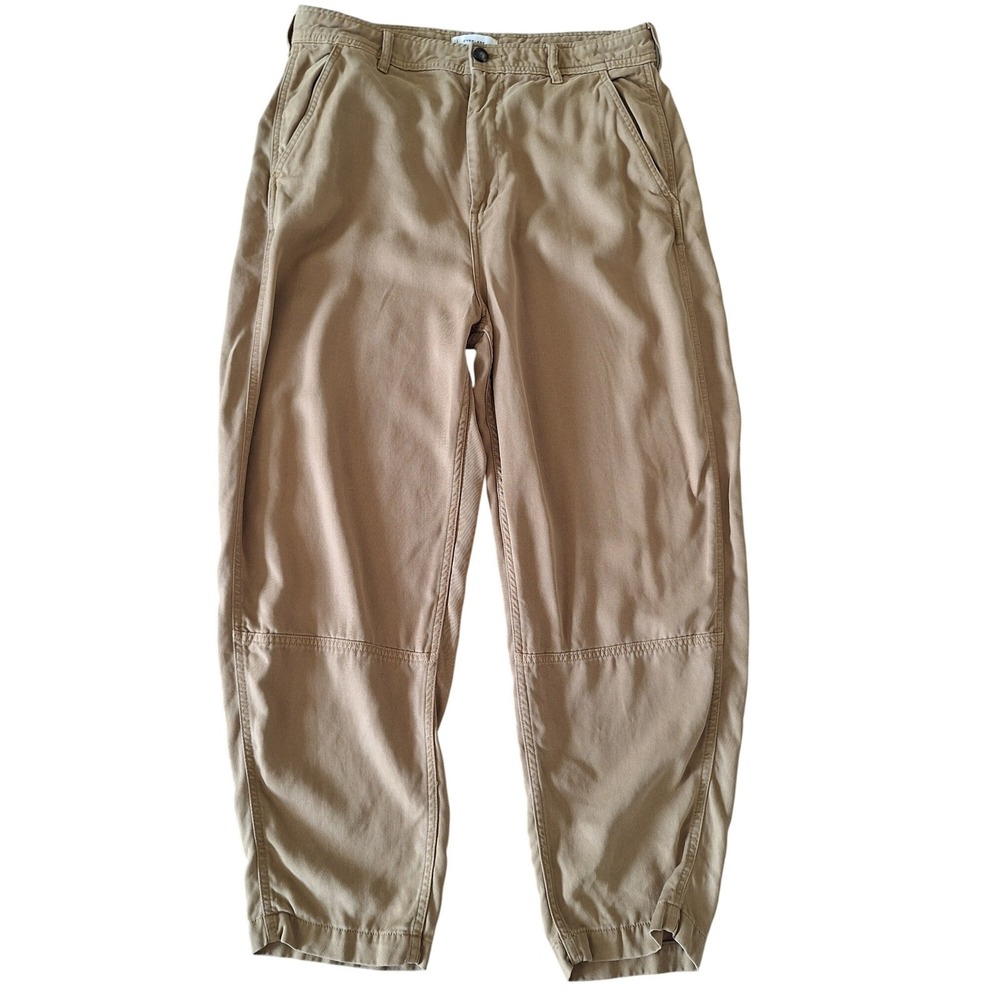 Everlane Performance Traveler Chino cotton Pant women's 14 Brown